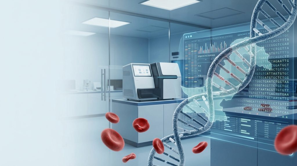 NGS sequencing and genetic testing for thalassemia carrier screening