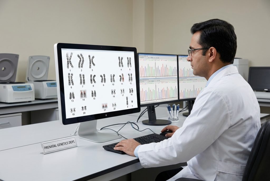 NIFTY NIPT chromosomal screening for common prenatal abnormalities